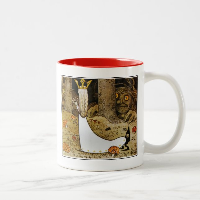 Daga in the Woods Two-Tone Coffee Mug (Right)
