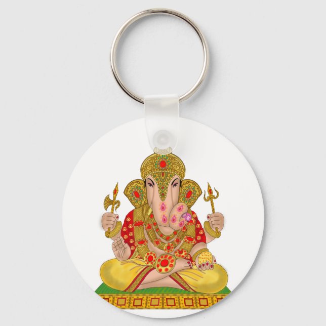 Dagduseth Ganesha Keychain (Front)
