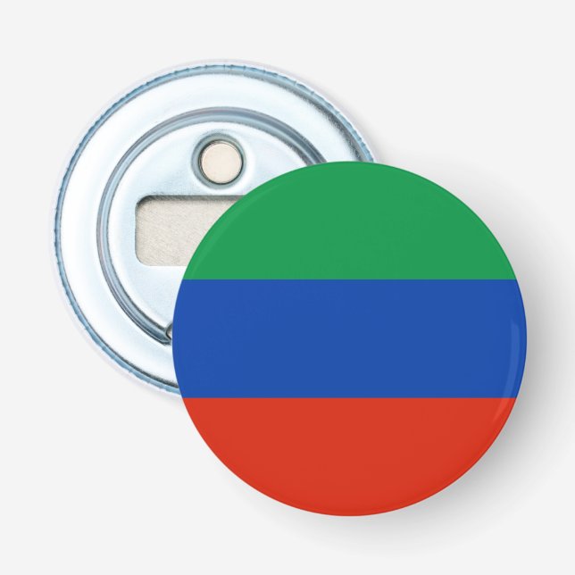 Dagestan Flag Bottle Opener (Front)