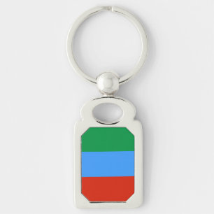 Dagestan Flag Keychain
