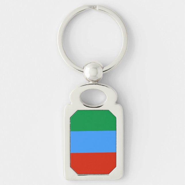 Dagestan Flag Keychain (Front)