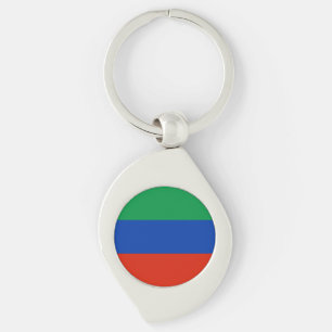 Dagestan Flag Keychain