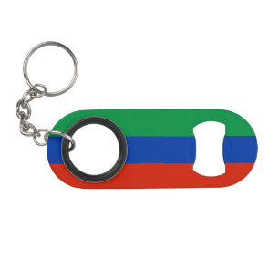 Dagestan Flag Keychain Bottle Opener