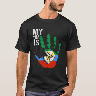 Dagestan Flag My DNA Is Dagestani Proud Dagestan D T-Shirt