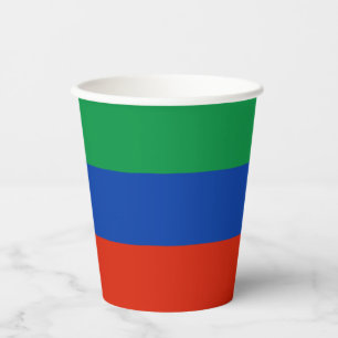 Dagestan Flag Paper Cups