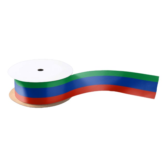 Dagestan Flag Satin Ribbon (Spool)