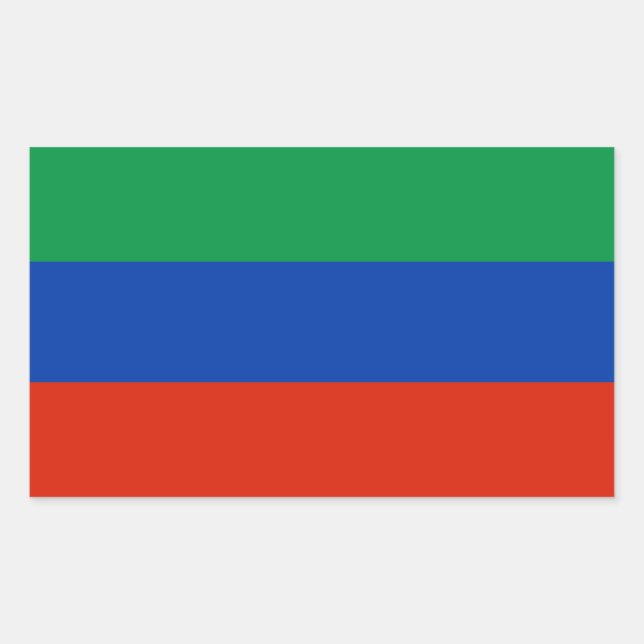 Dagestan Flag Sticker (Front)
