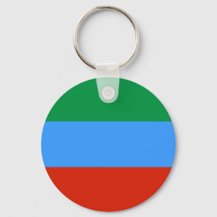 Dagestan, Russia flag Keychain