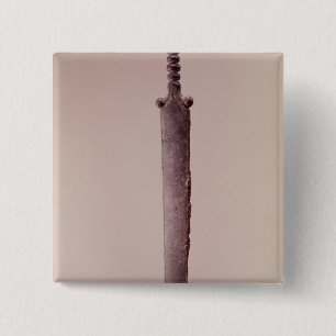 Dagger 2 Inch Square Button