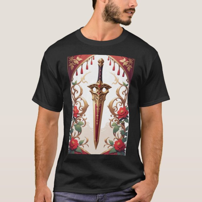 Dagger Art Dark T-Shirt (Front)