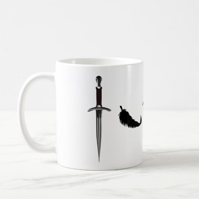 Dagger Dagger Dagger Coffee Mug (Left)