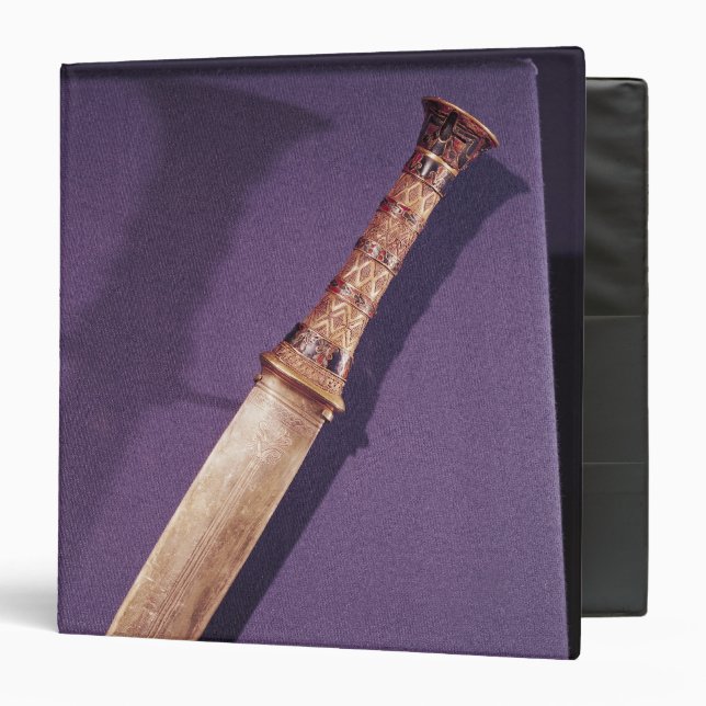 Dagger, from the Tomb of Tutankhamun Binder (Front/Inside)