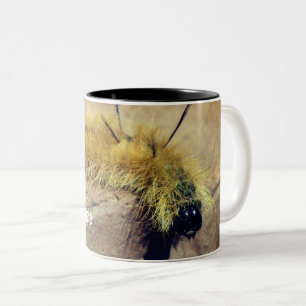 Dagger Moth Caterpillar Nature Personalized Two-Tone Coffee Mug