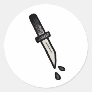 DAGGER // Stickers. Classic Round Sticker