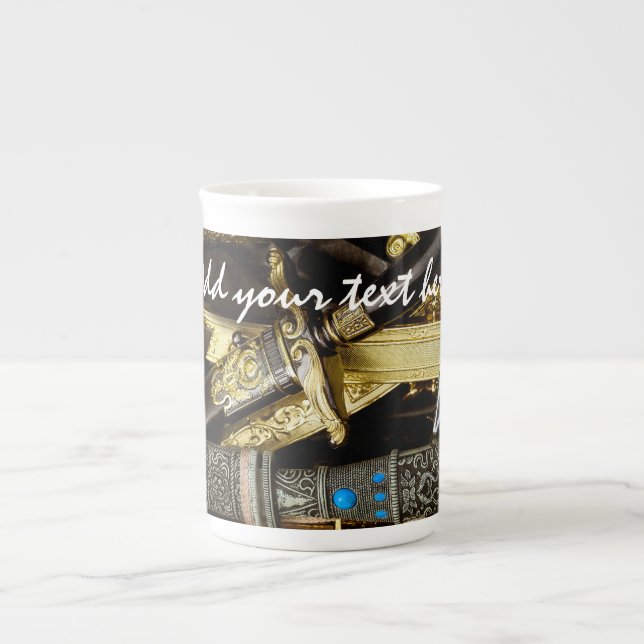 Daggers, Dirks and Sabres Bone China Mug (Front)