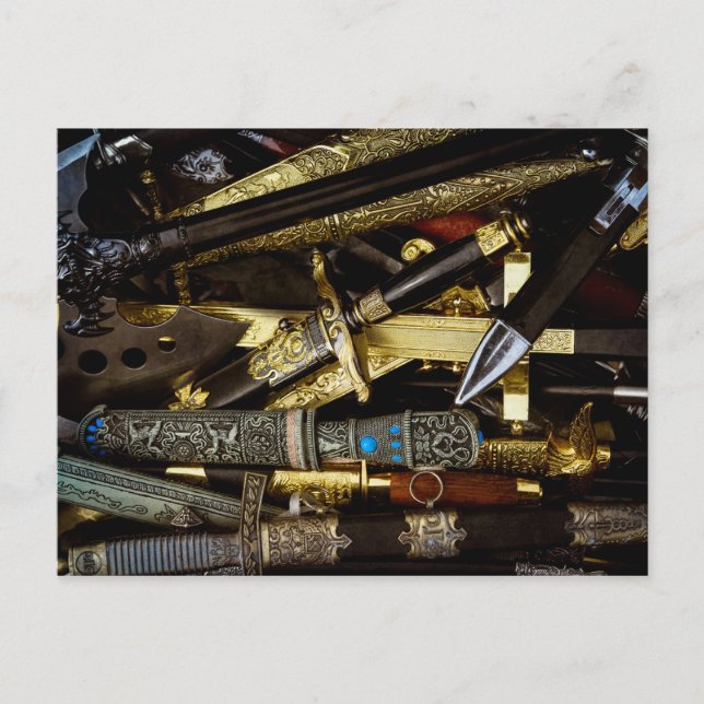 Daggers, Dirks and Sabres Postcard (Front)