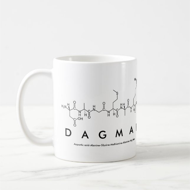 Dagmar peptide name mug (Left)