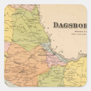 Dagsborough Square Sticker