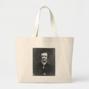 Daguerreotype of Edgar Allan Poe by C.T. Tatman Large Tote Bag