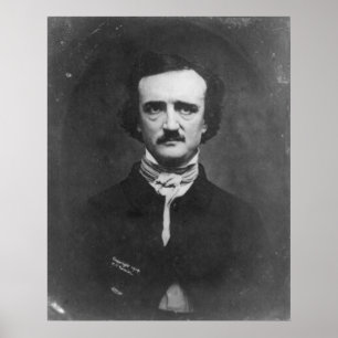 Daguerreotype of Edgar Allan Poe by C.T. Tatman Poster