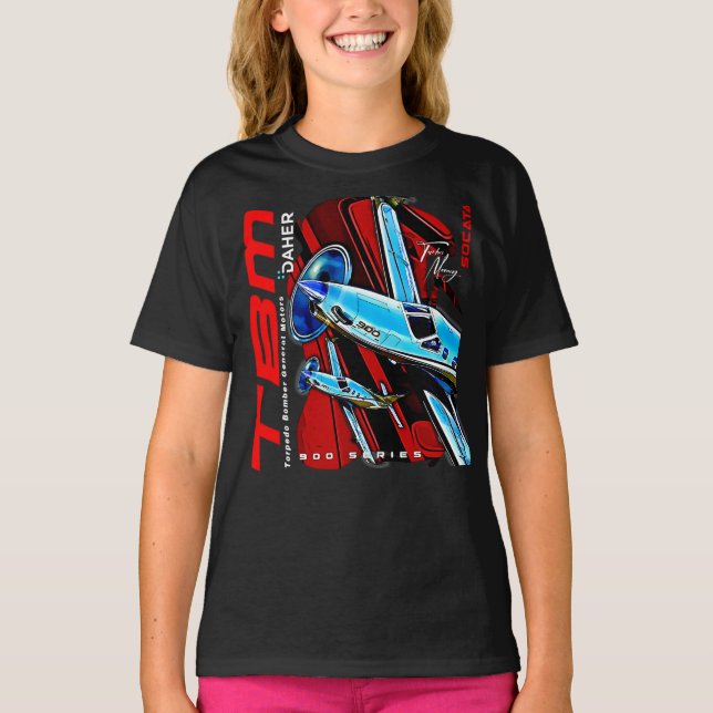 Daher Socata TBM 900 Series GA Aviation T-Shirt (Front)