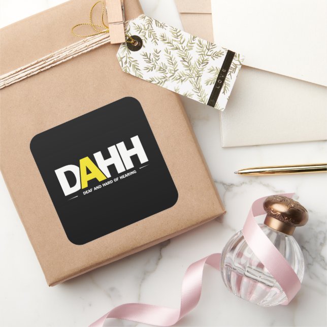 DAHH Logo Square Sticker (Gifting)