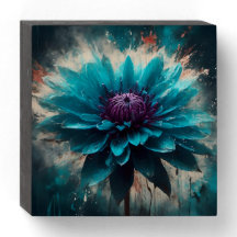 Dahlia bleu éthérée