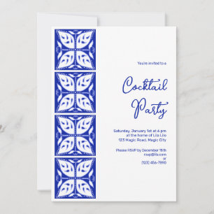 Dahlia Buds Personalized Party Invitation