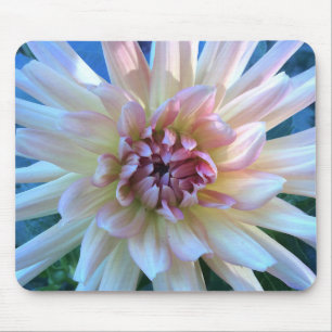 Dahlia C: Yellow and salmon --- Mouse Pad