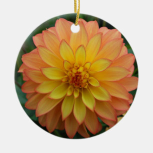 Dahlia Ceramic Ornament