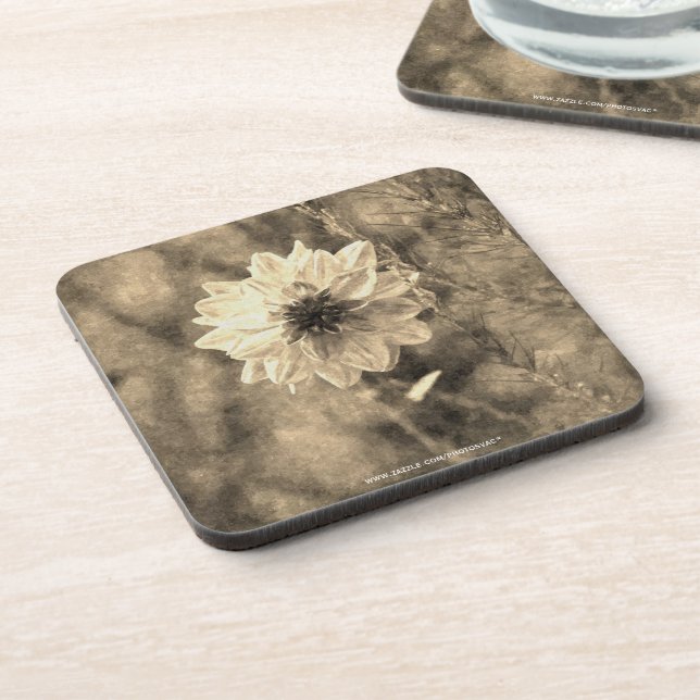 Dahlia Coaster (Left Side)