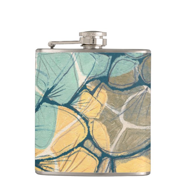 Dahlia Dance I Hip Flask (Front)