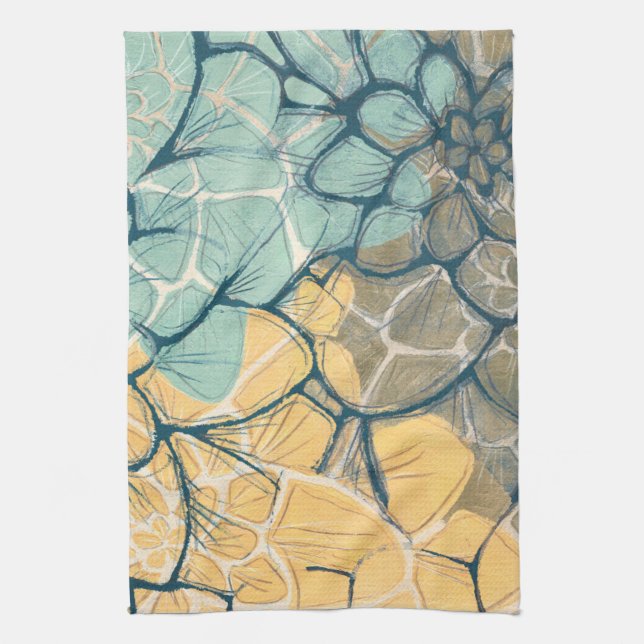 Dahlia Dance I Kitchen Towel (Vertical)