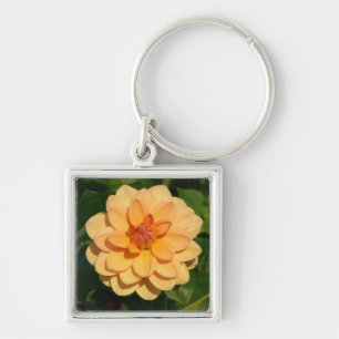 Dahlia 'David Howard' Keychain