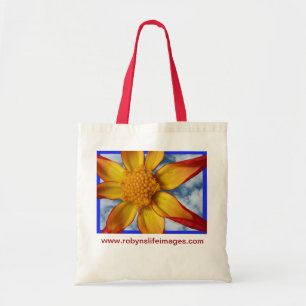 Dahlia Design Tote Bag