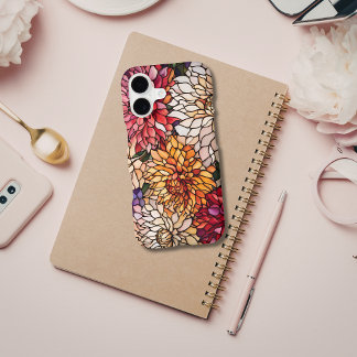 Dahlia en Verre Coloré Élégant Multicolore