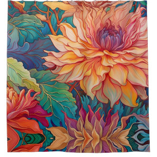 Dahlia Floral Tapestry