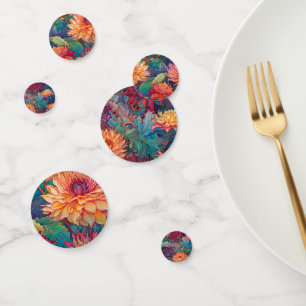 Dahlia Floral Tapestry Confetti