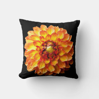 Dahlia flower cushion. throw pillow
