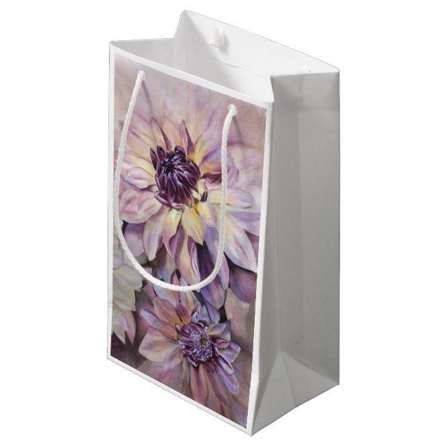 DAHLIA FLOWER GIFT BAG (Front Angled)