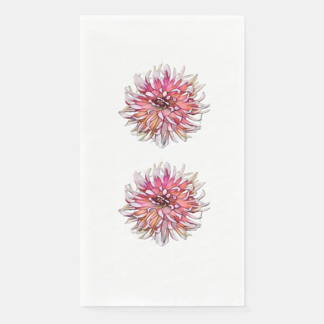 DAHLIA FLOWER NAPKIN (Front)