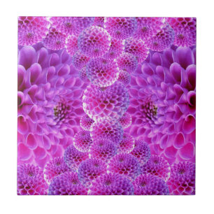 Dahlia Flower Tile
