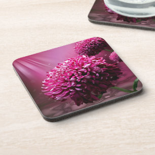 Dahlia Flowers Coaster