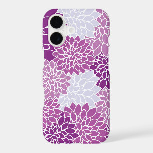 Dahlia Flowers, Pattern Of Flowers, Purple Dahlia