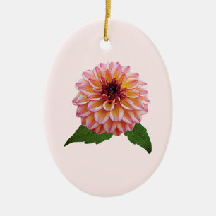 Dahlia Foxy Lady Ceramic Ornament