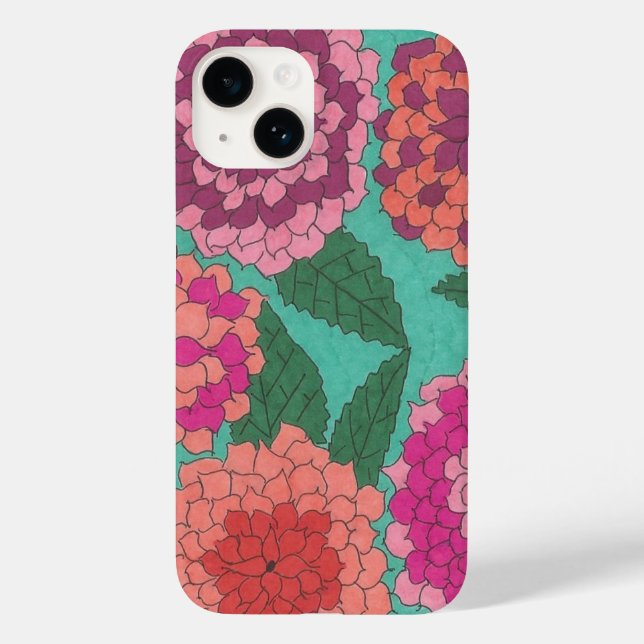 Dahlia Garden Case-Mate iPhone Case (Back)