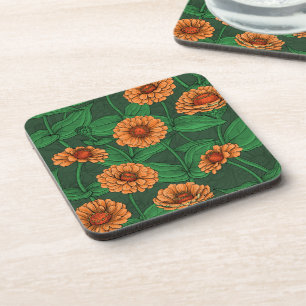 Dahlia garden coaster