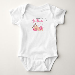 Dahlia has girl power. Personalize this bodysuit t