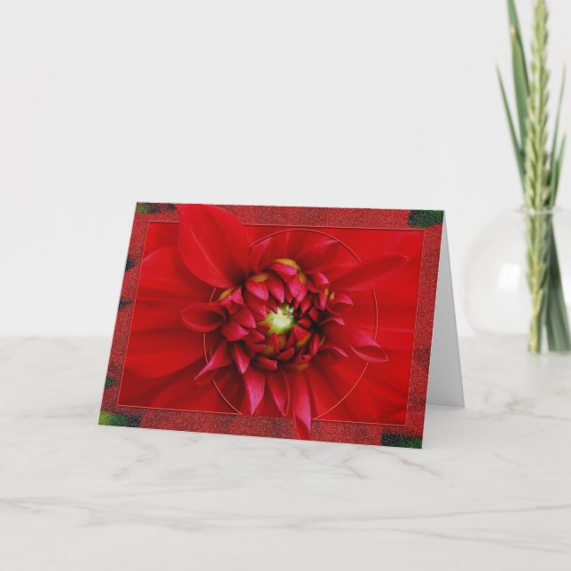 Dahlia Holiday Card (Front)