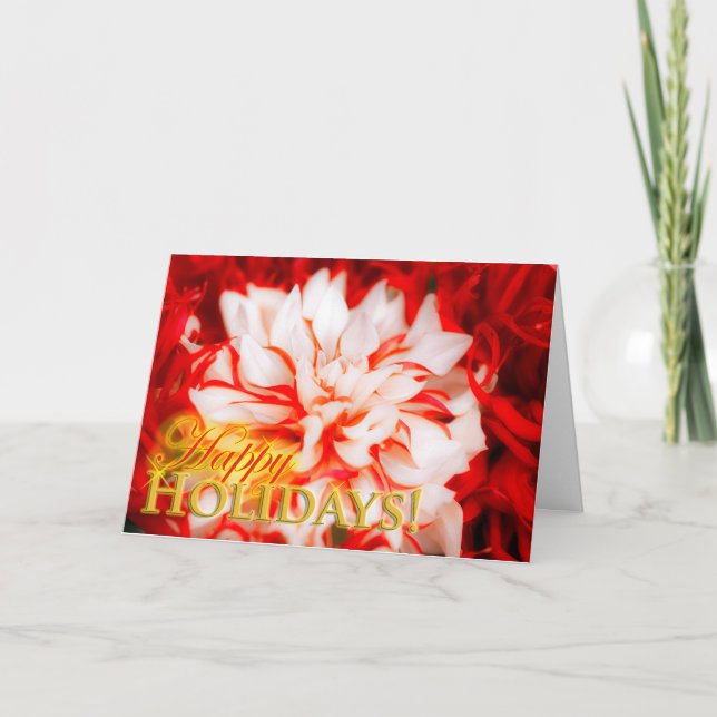 Dahlia Holiday Card (Front)